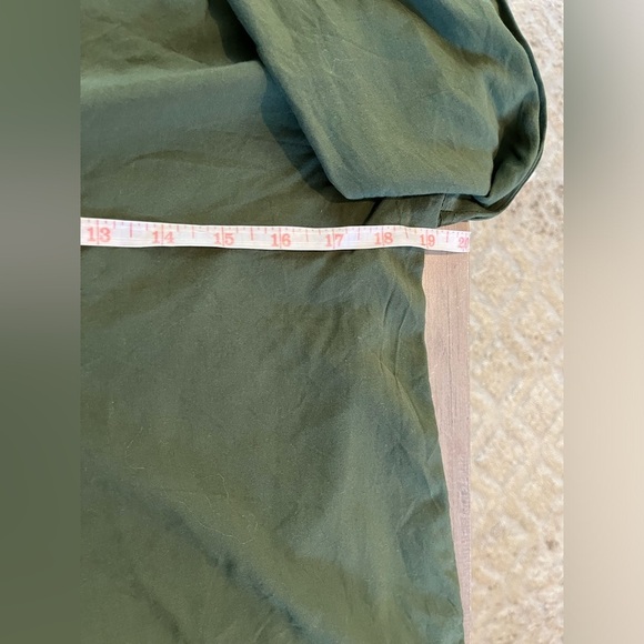 Old Navy Long Sleeve Green Blouse Medium - Picture 6 of 9